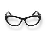 Occhiali da vista Dior 30MONTAIGNEO B1I 1100 di materiale e di colore nero con forma cat eye frontale