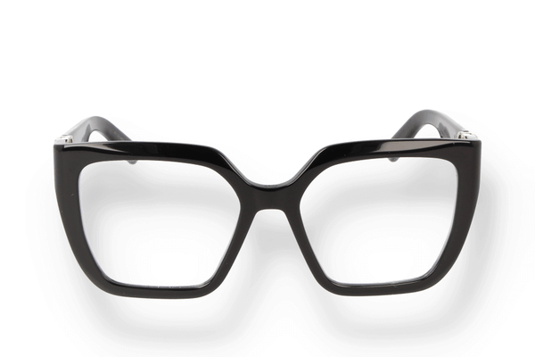 Occhiali da vista Dior 30MONTAIGNEO S1L 1000 di materiale acetato e di colore nero con forma rettangolare/quadrato frontale