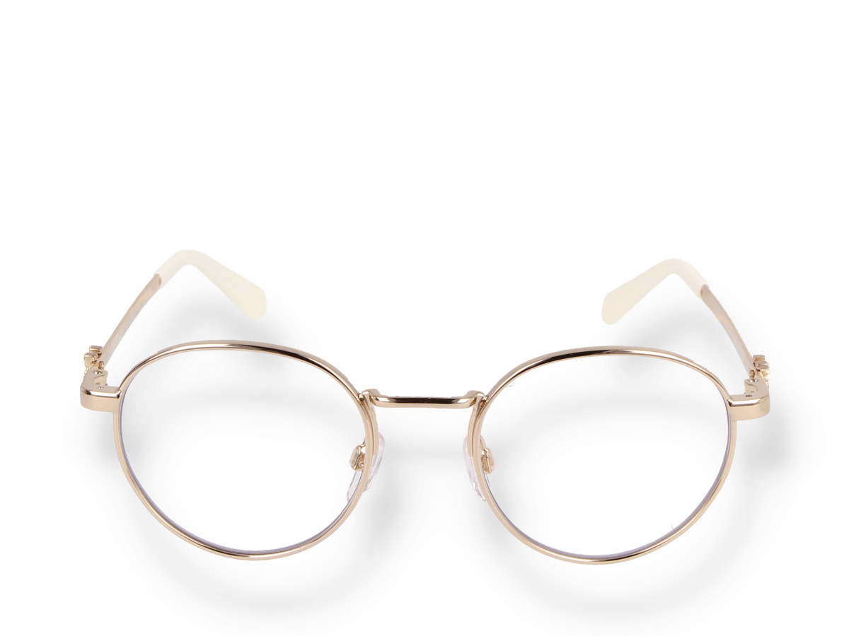 Gold frame optical glasses sales
