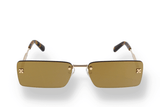 Occhiali da sole Off White RICCIONE SUNGLASSES gold frontale