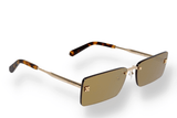 Occhiali da sole Off White RICCIONE SUNGLASSES gold obliquo