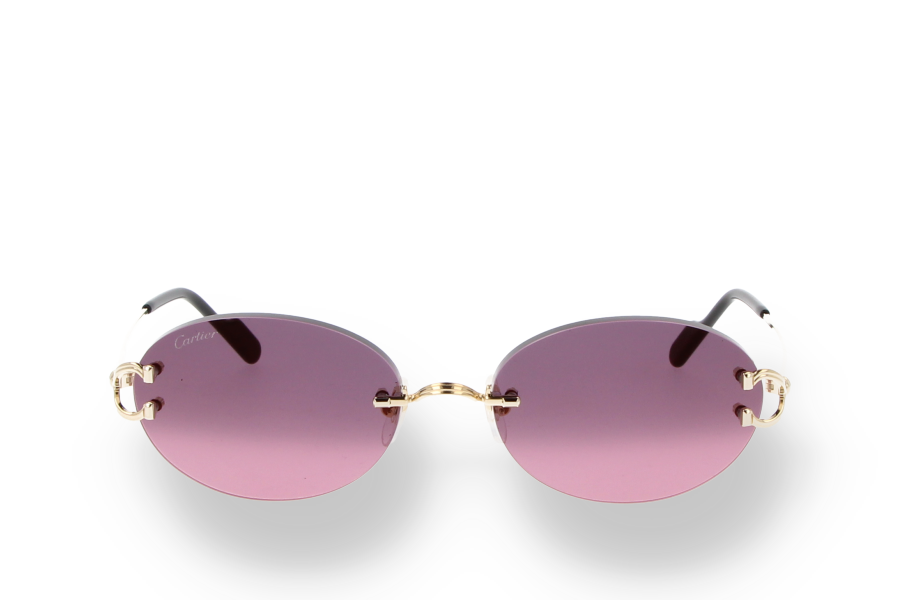Cartier CT0551S 004 gold gold grey sunglasses