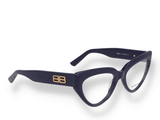 Occhiali da vista Balenciaga BB0276O 004 obliquo
