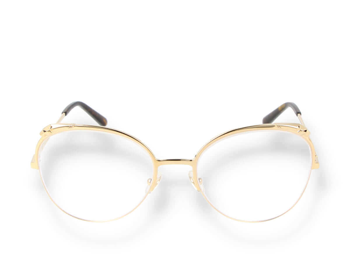 Cat Eye Sunglasses in Gold - Cartier Eyewear Collection