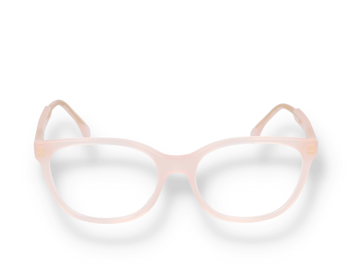 Fendi FE50059I 072 Eyeglasses Milky Pink 55mm Round Frame Fendi Pink Metal Eyeglass Frames for sale | eBay main image 4