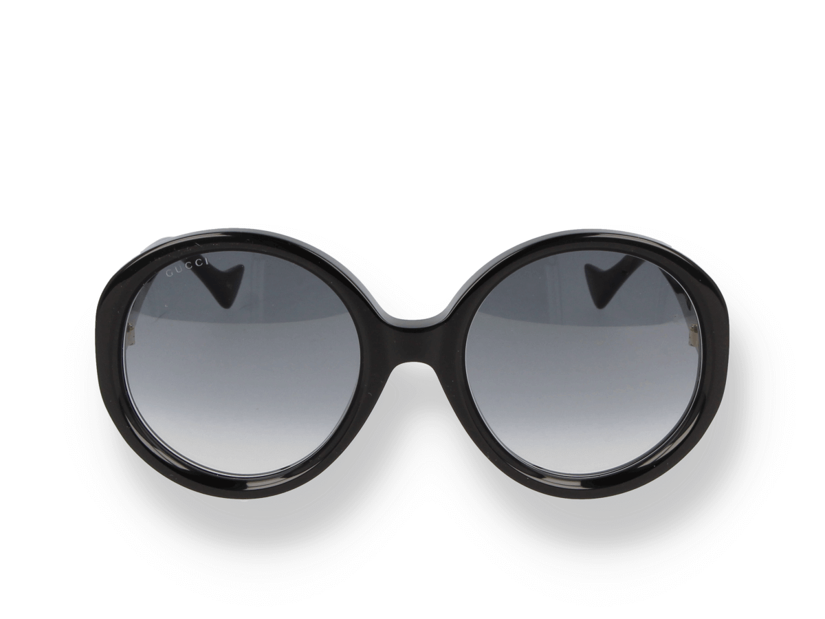 Gucci round sunglasses black hot sale