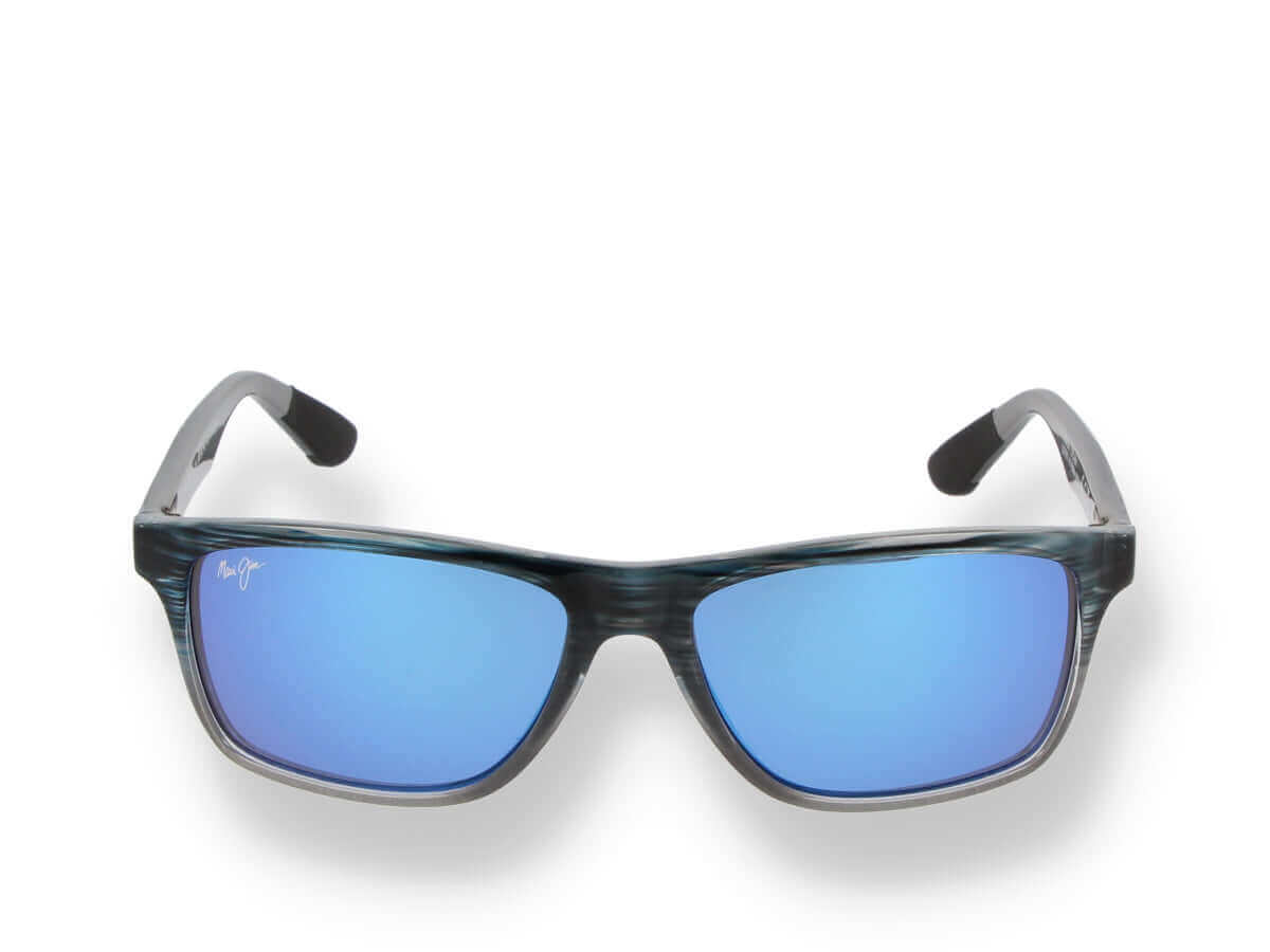 DASH - MATTE BLACK + BLUE MIRROR + POLARIZED SUNGLASSES