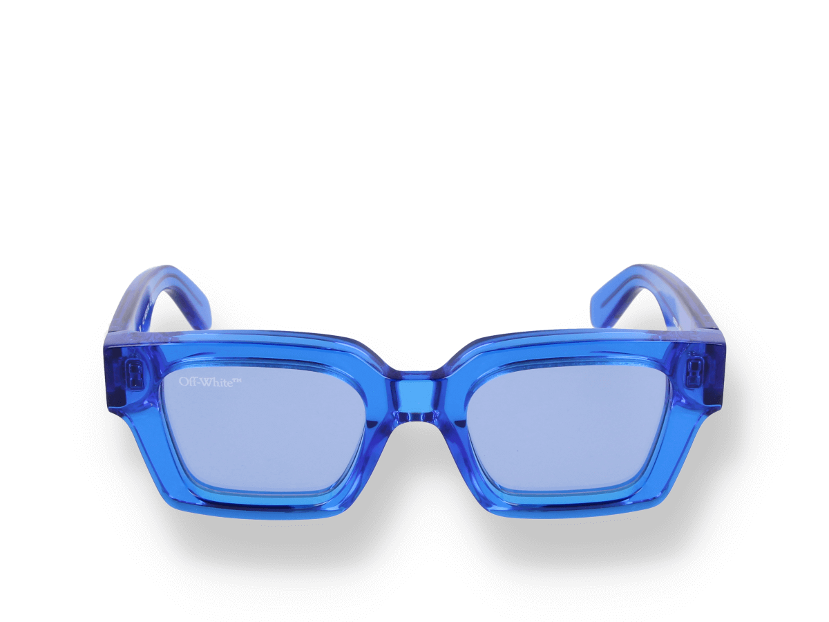 Off White Square Virgil Sunglasses (Light Blue/Light Blue Lens) for