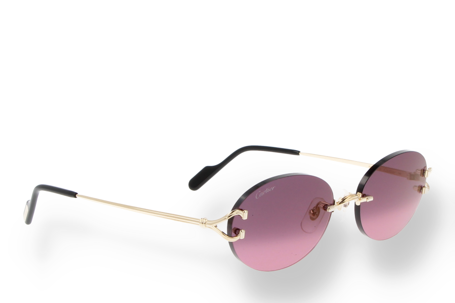 Cartier CT0551S 004 gold gold grey sunglasses