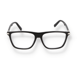 Occhiali da vista Dior DIORBLACKSUITO S18I 1000 di materiale acetato e di colore nero con forma rettangolare/quadrato frontale