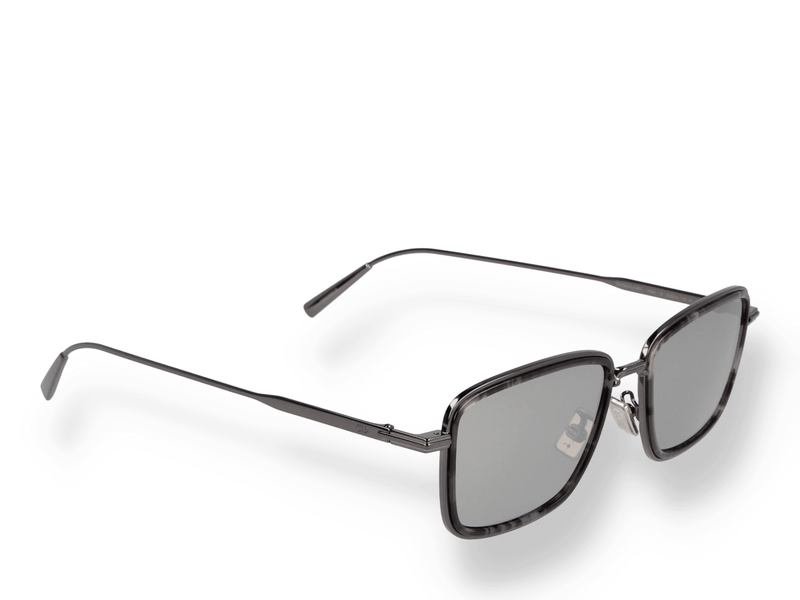 Occhiali da sole Dior DIORBLACKSUIT S9U h4a4 di materiale metallo e di colore grigio con forma aviator/navigator obliquo