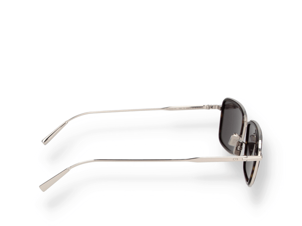 Occhiali da sole Dior DIORBLACKSUIT S9U f5a0 di materiale metallo e di colore argento con forma aviator/navigator laterale