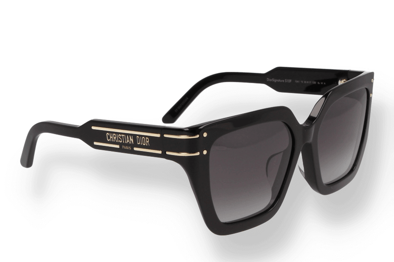 DiorBlackSuit S10I Black Square Glasses with Blue Light Filter | DIOR