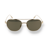 Occhiali da sole Dior NEODIOR RU b0a5 di materiale metallo e di colore oro con forma aviator/navigator frontale