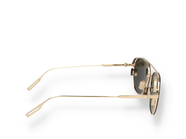Occhiali da sole Dior NEODIOR RU b0a5 di materiale metallo e di colore oro con forma aviator/navigator laterale