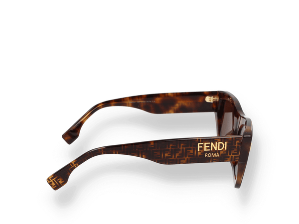 Óculos de sol fendi ff 0324 s - R$ 1290.00, cor Preto (redondo, com  proteção UV) #34180, compre agora