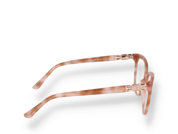 Occhiali da vista Guess GU2942 056 di materiale acetato e di colore havana con forma cat eye