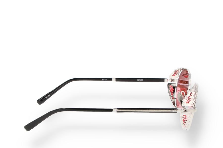 MATSUDA M3137 PW-RED Sunglasses