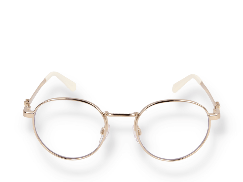 Off White OPTICAL 45 STYLE gold eyeglasses Off White OPTICAL 45 STYLE gold eyeglasses