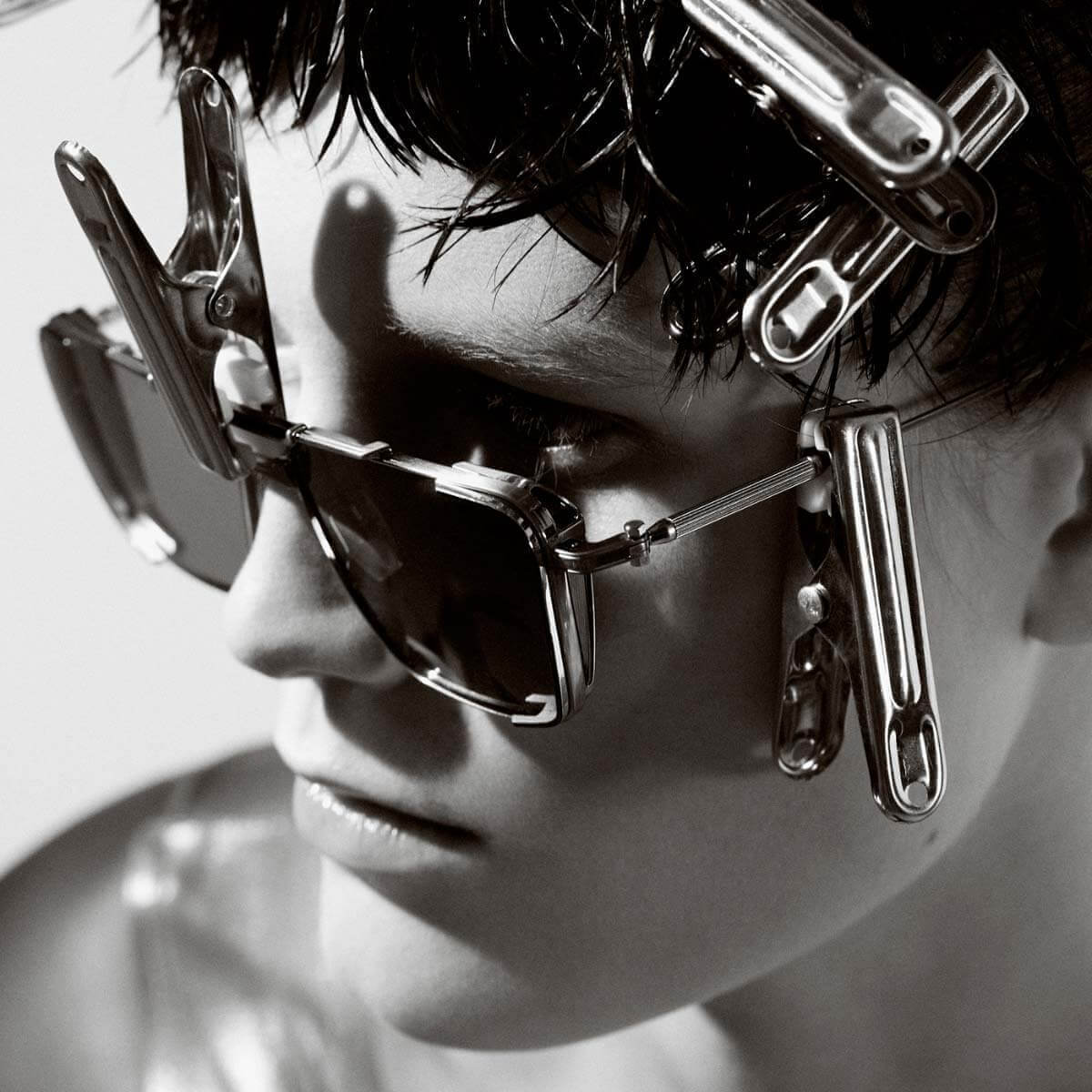 Occhiali Da Sole Senza Bordi In Metallico - Unisex, UV400, Stile Street E Selfie - Foto 7