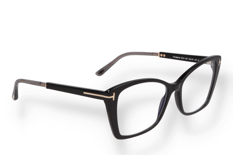 Occhiali da vista Tom Ford FT5893-B 001 obliquo