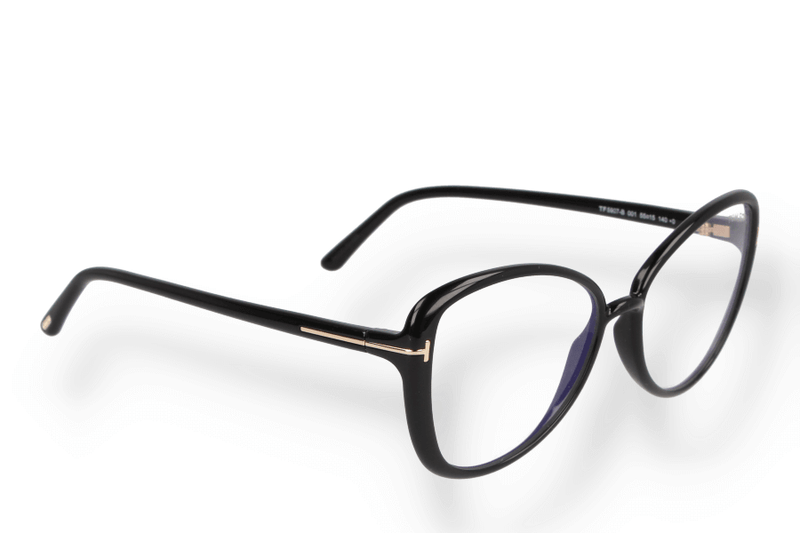 Occhiali da vista Tom Ford FT5907-B 001 obliquo