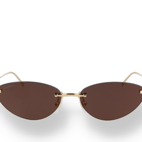 Cartier CT0543S 003 gold pink gold sunglasses