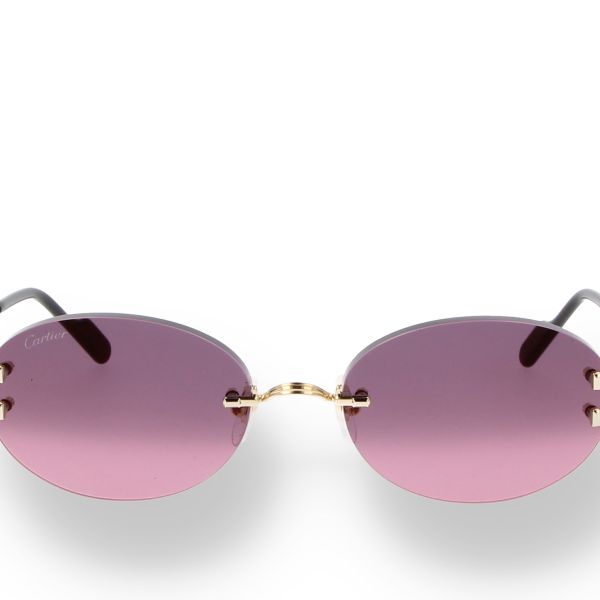 Cartier CT0551S 004 gold gold grey sunglasses