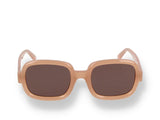 Occhiali da sole Ambush MYLZ SUNGLASSES PEACH BURGUNDY peach frontale