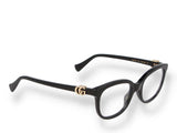 Occhiali da vista Gucci GG1075O 001 obliquo