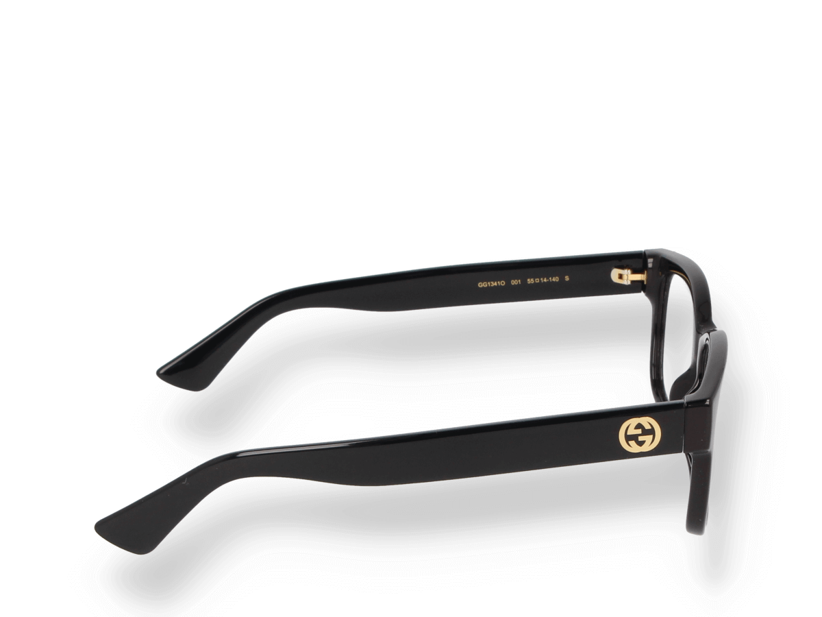 NEW GUCCI EYEGLASSES WOMEN BLACK EYEWEAR GUCCI GG1341O 001 Gucci GG1341O 001 eyeglasses main image 3