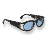 Occhiali da sole Marcelo Burlon PASITHEA SUNGLASSES havana black blue obliquo