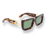 Occhiali da sole Off White BOSTON SUNGLASSES havana obliquo