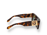 Occhiali da sole Off White LEONARDO SUNGLASSES havana laterale