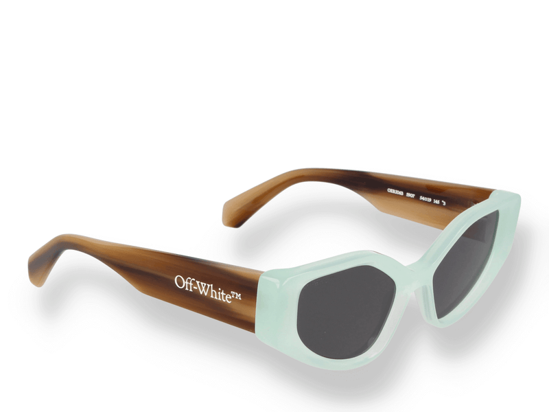 Off-White: Black Memphis sunglasses with smoke lens – Spectaclo