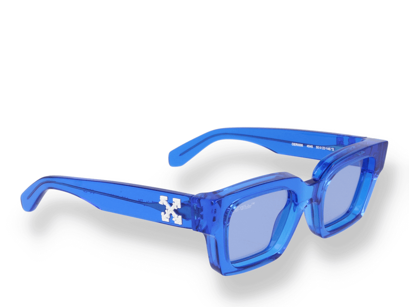 Off White Blue Sunglasses