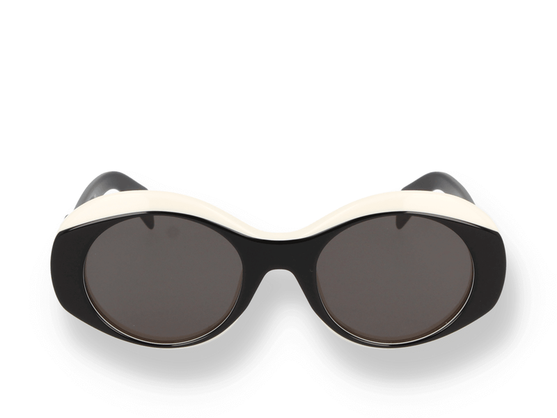 Occhiali da sole Palm Angels DOYLE SUNGLASSES WHITE DARK GREY frontale