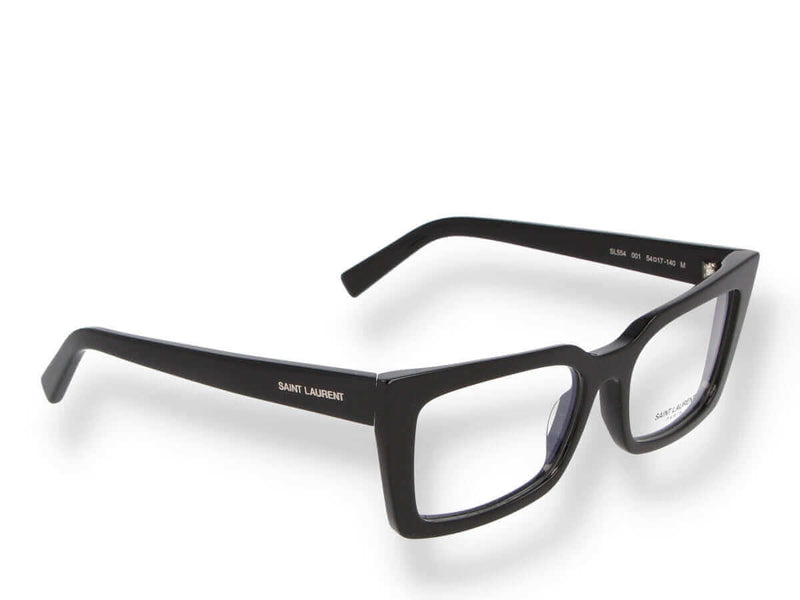 Occhiali da vista Saint Laurent SL554 001 obliquo