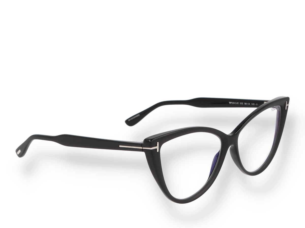 Tom Ford EYEGLASSES TF5843B-005-56 New with case TF 5843-B – Eyewear By Olga main image 4